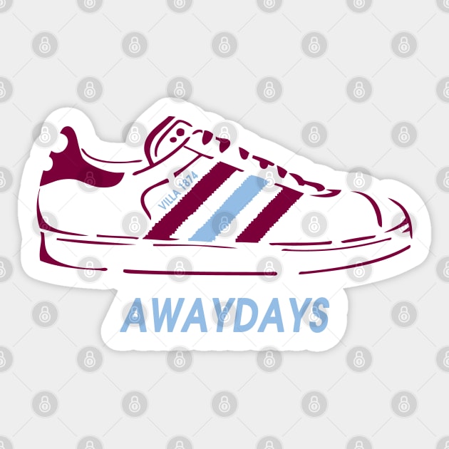 Villa Awaydays Sticker by Confusion101